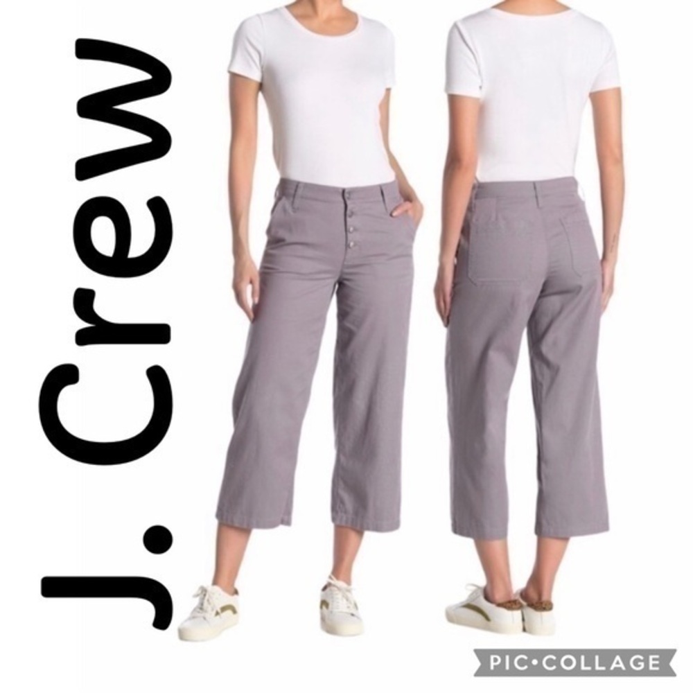 NWT J. Crew Wide leg Pants size 12 BBB3